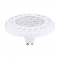 Лампа светодиодная GU10 9W 4000K прозрачная 9214