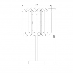 Настольная лампа Bogates Castellie 01106/3