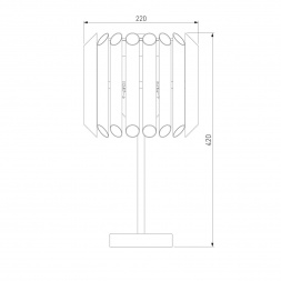 Настольная лампа Bogates Castellie 01106/3