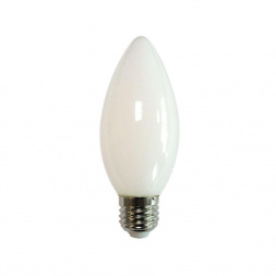 Лампа светодиодная филаментная Volpe E27 6W 3000K матовая LED-C35-6W/3000K/E27/FR/SLF UL-00008320