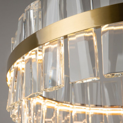 Подвесная светодиодная люстра Maytoni Mirage MOD173PL-L45BS3K