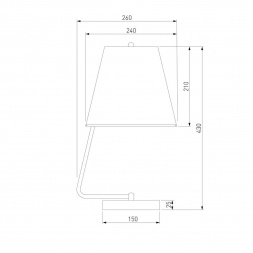 Настольная лампа Eurosvet Amaretto 01165/1 хром