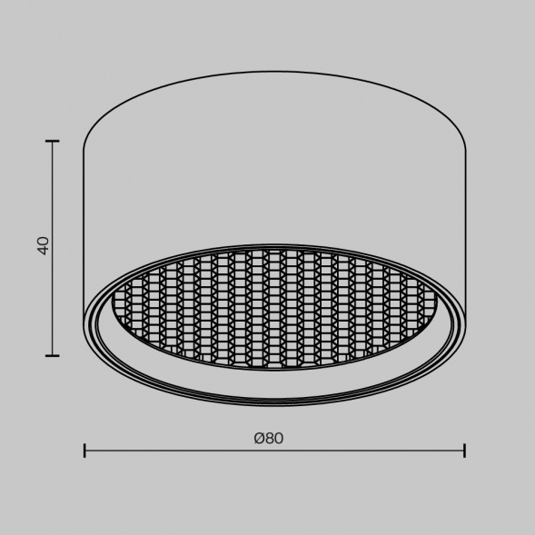 Потолочный светильник Maytoni Technical C122CL-L7-3K-W