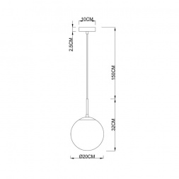 Подвесной светильник Arte Lamp Volare A1563SP-1BK