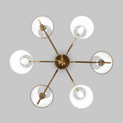 Потолочная люстра Eurosvet Ozark 60149/6 латунь