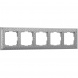 Рамка Werkel Antik на 5 постов матовый хром WL07-Frame-05 4690389145704