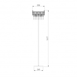 Торшер Bogates Lago 01108/3 Strotskis
