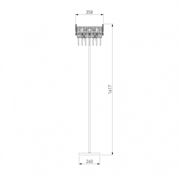 Торшер Bogates Lago 01108/3 Strotskis