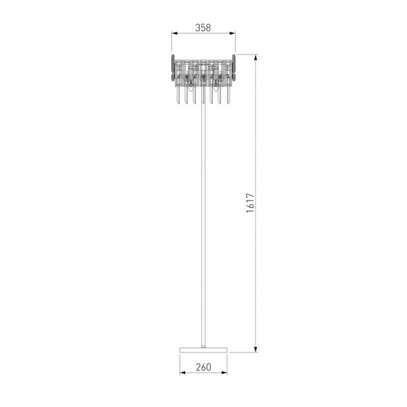 Торшер Bogates Lago 01108/3 Strotskis