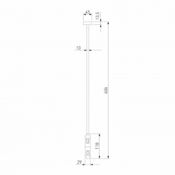 Декоративная стойка двойная Elektrostandard Esthetic Magnetic 85150/00 a065446