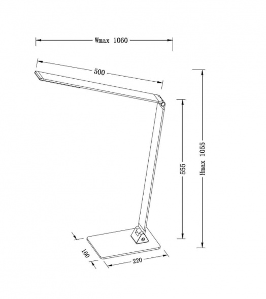 Настольная лампа Lucide Flatt 35600/10/43