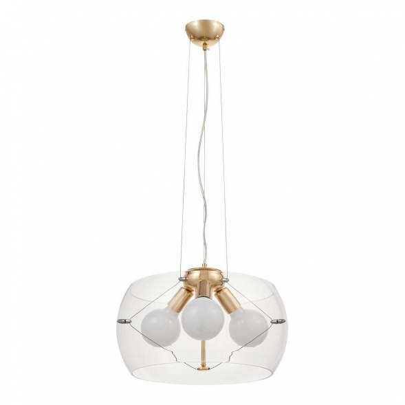 Подвесная люстра Lumina Deco Globo LDP 6018-400 PR+F.GD