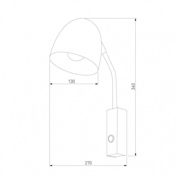 Бра TK Lighting 4167 Soho Black