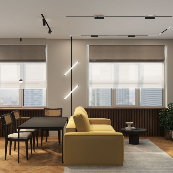 Трековый светильник Denkirs Smart Spot DK8020-BK